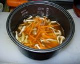 カニ缶で炊き込みご飯作り方3写真