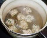 鶏肉のつくね汁作り方3写真