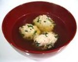 鶏肉のつくね汁作り方4写真