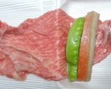 さやえんどうの牛肉巻き　作り方1写真