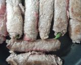 さやえんどうの牛肉巻き　作り方4写真