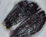 蒸し茄子のごまだれがけ作り方2写真