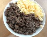牛そぼろ＆卵そぼろで！２色丼♪作り方9写真