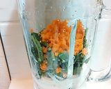 炊飯器で＊小松菜にんじんケーキ作り方1写真