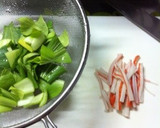 簡単☆青梗菜と豆腐の中華スープ作り方1写真
