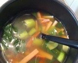 簡単☆青梗菜と豆腐の中華スープ作り方4写真