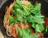 オイルサーディンとルッコラのトマトパスタ作り方4写真