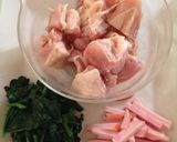 チキンとほうれん草のグラタン作り方1写真