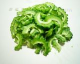 ゴーヤのごまマヨ和え☆わさび風味作り方1写真