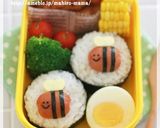 キャラ弁＊プチフランクでハチさん作り方7写真