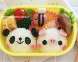 キャラ弁＊プチフランクでハチさん作り方8写真