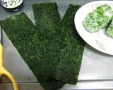磯の香り☆岩のりと青海苔のおにぎり作り方4写真