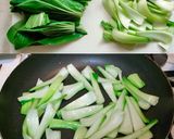 和風であっさり！青梗菜とちくわの醤油炒め作り方1写真