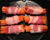 人参豚バラ巻き♪お弁当.BBQ作り方5写真