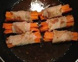 人参豚バラ巻き♪お弁当.BBQ作り方9写真