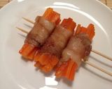 人参豚バラ巻き♪お弁当.BBQ作り方13写真