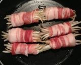 もやし豚バラ巻き♪お弁当、BBQ作り方5写真