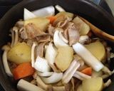 新ジャガとスナックエンドウで春の肉じゃが作り方6写真