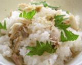 塩さばと枝豆の酢飯おにぎり。作り方4写真