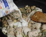 マスタード風味な塩麹チキンクリーム煮作り方5写真