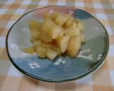 ★レンジでシナモンりんごを作りま~す。♪作り方4写真