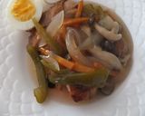 たっぷり野菜のさっぱり甘酢あんかけ作り方4写真