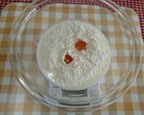 レンジでカスタードクリームを作りました。作り方1写真