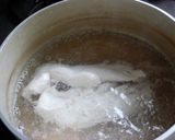 冷たい♪ささみと夏野菜の鶏ガラそうめん作り方1写真