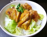 チーズとろける♡和風タンドリーチキン丼作り方9写真
