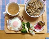 まん真ん中のベーコンエッグ♬作り方7写真