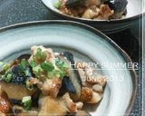 なすと鶏肉のガリバタポン炒め作り方8写真