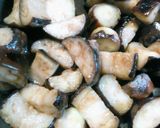 なすと鶏肉のガリバタポン炒め作り方5写真