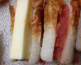 のり明太チーズのちくわ揚げぱん♬作り方2写真