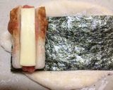 のり明太チーズのちくわ揚げぱん♬作り方4写真