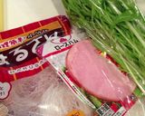 水菜と春雨のマヨちゃんサラダ作り方1写真