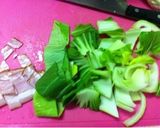 繊維たっぷり！おてがる中華スープ作り方1写真