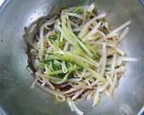 簡単節約お惣菜♪もやしの中華風酢の物作り方2写真