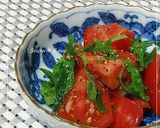あと一品♠トマトと大葉のポン酢和え作り方3写真