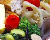 ポン酢だけ＊ひじき枝豆ツナほうれん草作り方4写真