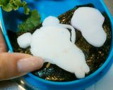 もっと手軽に!なめこ達のキャラ弁♪作り方2写真