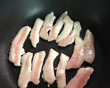 焼き肉で余った豚トロとわさびでお茶漬け作り方1写真