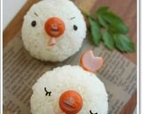 簡単キャラ弁＊ニワトリおにぎり作り方3写真