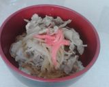 医食同源：白滝入り焼き肉丼作り方7写真