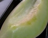 金の食パン☆生ハムメロントースト|дﾟ)作り方2写真