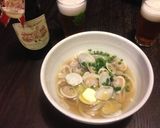 はまぐりとバターの絶品かけうどん作り方4写真