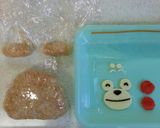 簡単 キャラ弁 「くまもん♡」作り方1写真