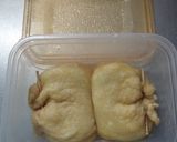 低糖質＊ｵｵﾊﾞｺ使用＊ﾁｰｽﾞ＆餅巾着作り方13写真