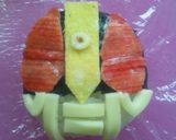 キャラ弁!!仮面ライダー電王とモモタロス作り方5写真
