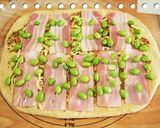 枝豆とベーコンとチーズのくるくるパン作り方5写真