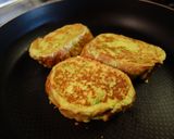 アボカド卵液でフレンチトースト作り方3写真